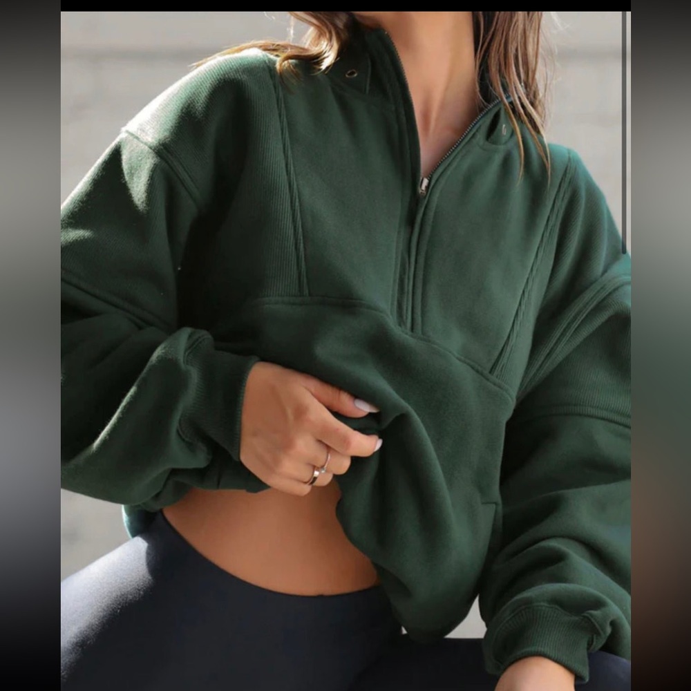 Joah Brown Retro Half Zip Sweater